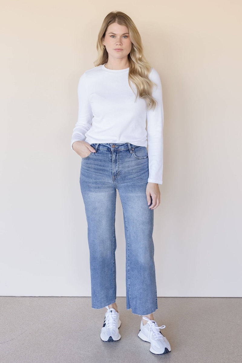 Aberdeen Ankle Crop High Rise Jean