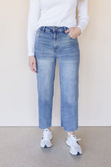 Aberdeen Ankle Crop High Rise Jean