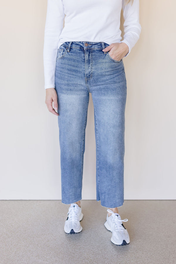 Aberdeen Ankle Crop High Rise Jean