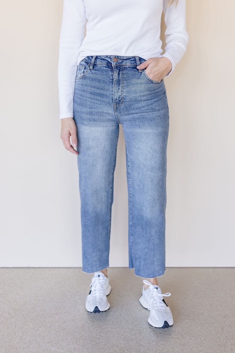 Aberdeen Ankle Crop High Rise Jean