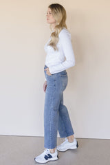 Aberdeen Ankle Crop High Rise Jean