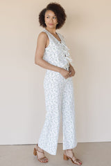 Lila Wide Leg Floral Pant