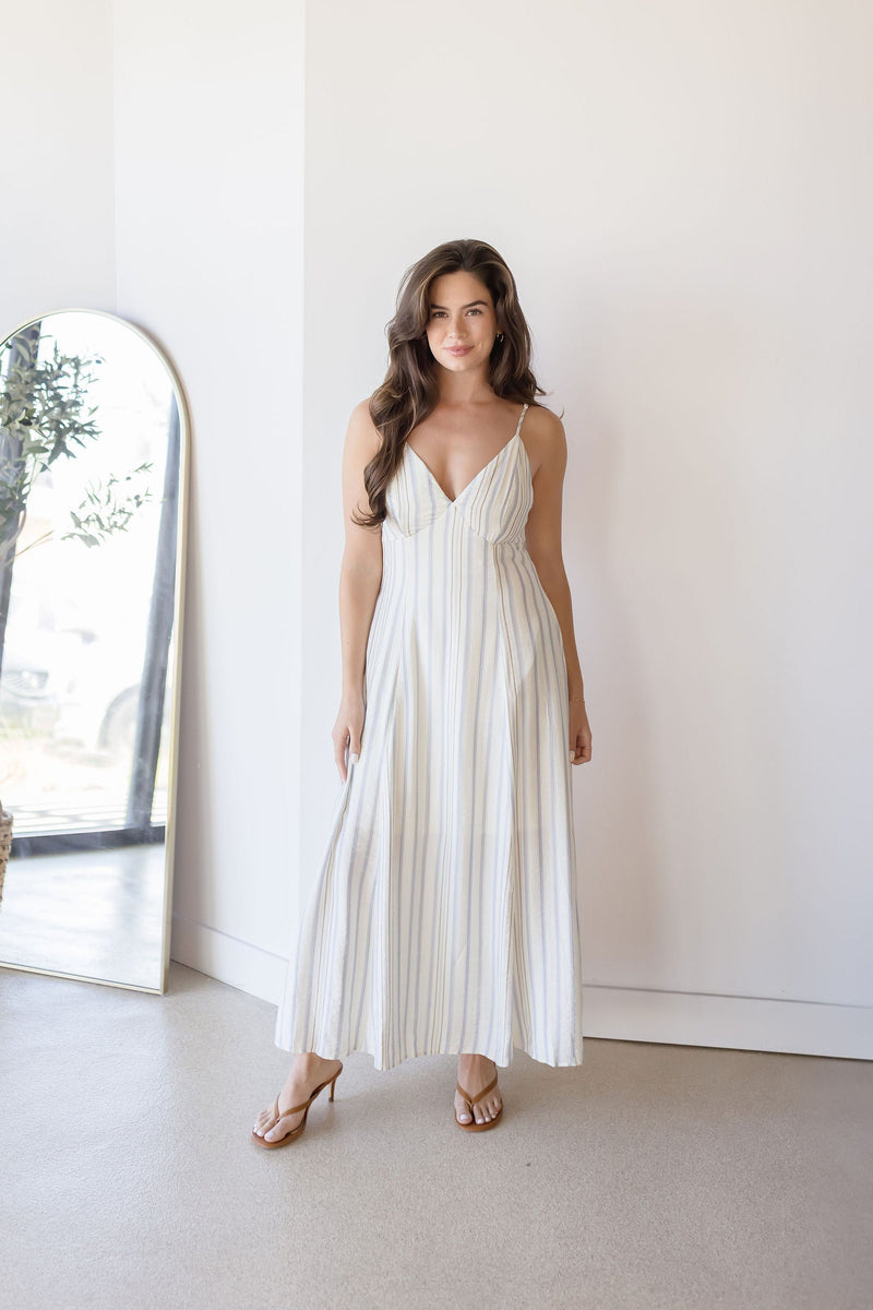 Nola Open Back Maxi Dress