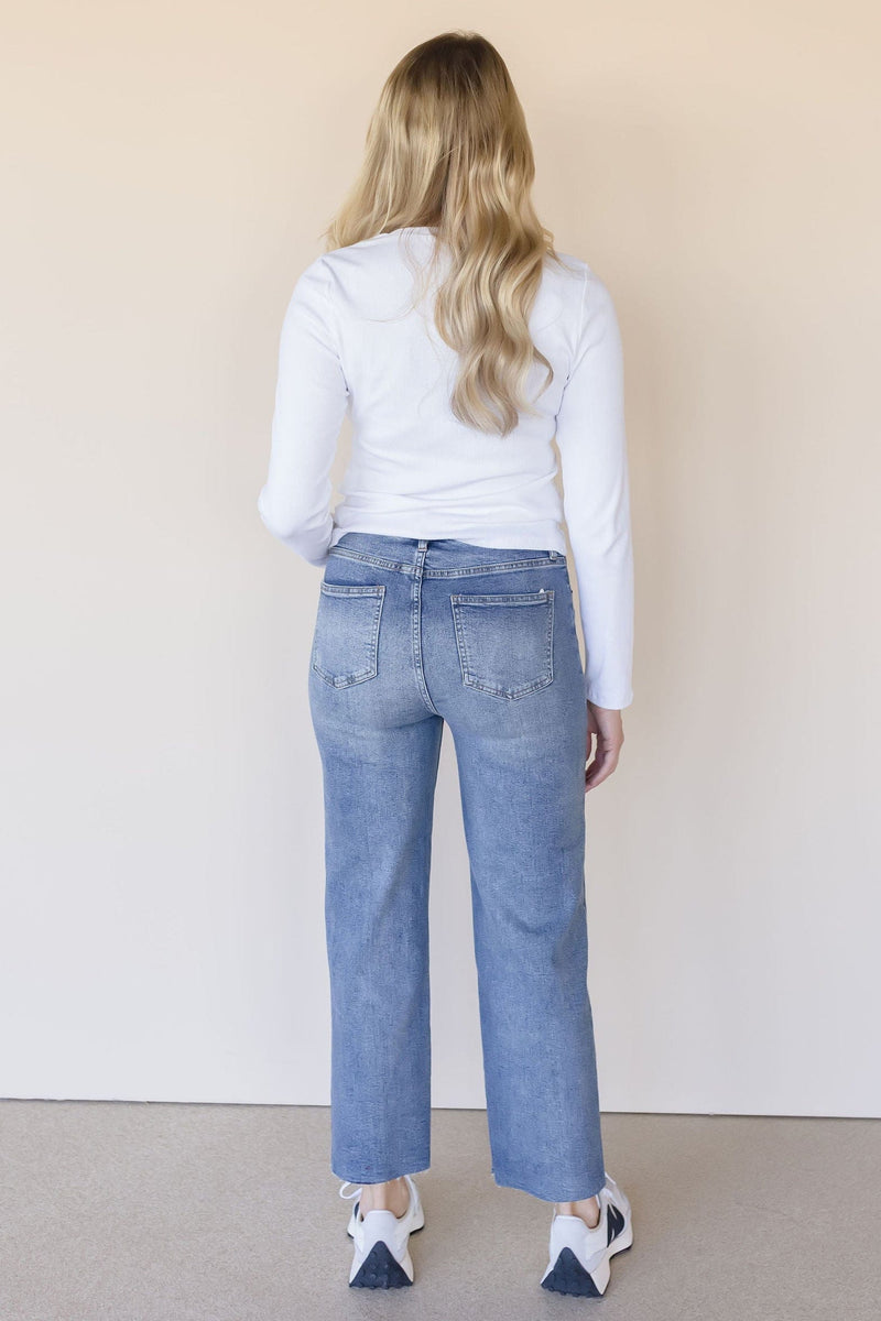 Aberdeen Ankle Crop High Rise Jean