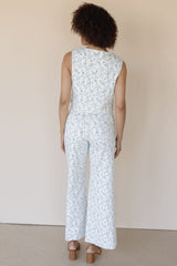 Lila Wide Leg Floral Pant