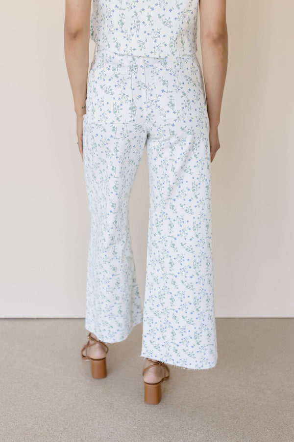Lila Wide Leg Floral Pant
