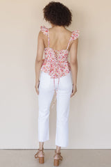 Baylin Floral Peplum Top