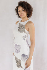 Salt & Serenity High Neck Maxi Dress
