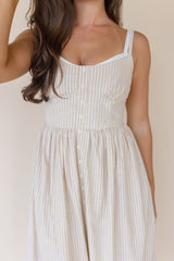 Petals And Grace Corset Midi Dress