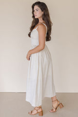 Petals And Grace Corset Midi Dress