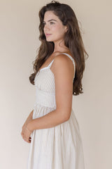 Petals And Grace Corset Midi Dress
