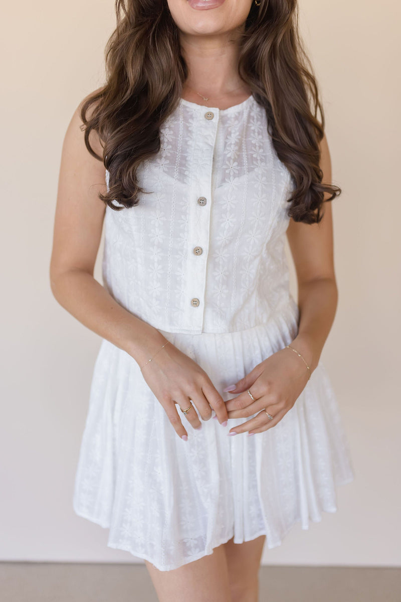 Liesl Eyelet Lace Skirt
