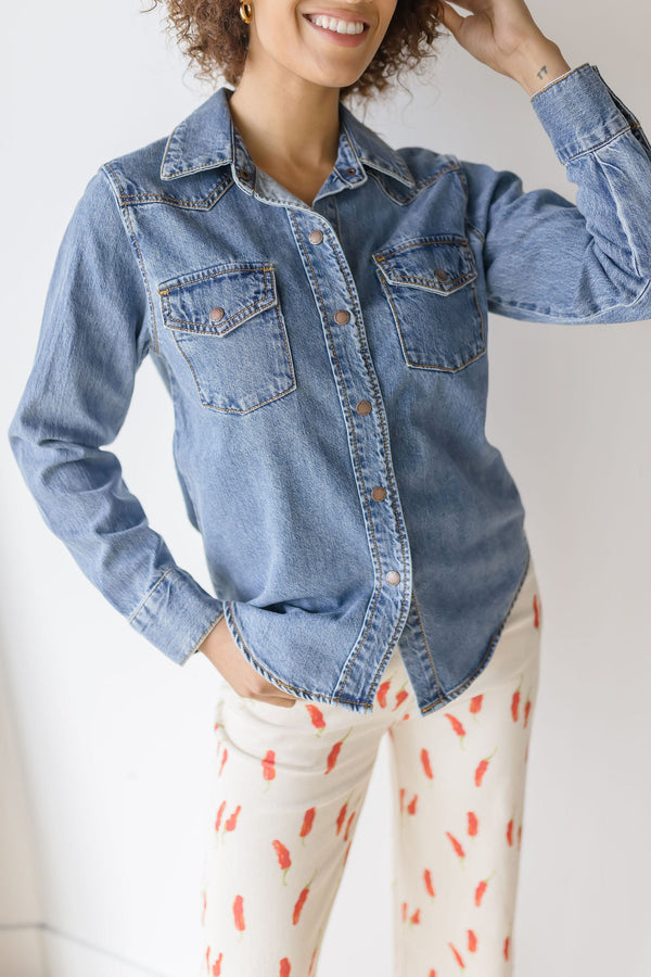 Darsha Denim Button Shirt