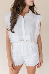 Reva Eyelet Short
