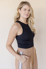Ribbed Crewneck Tank