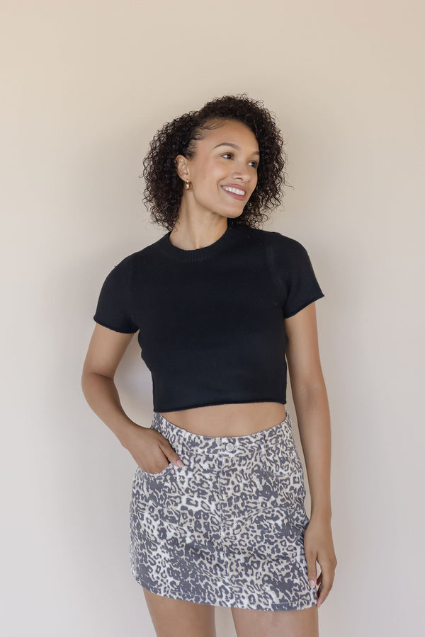 Cela Short Sleeved Sweater Top