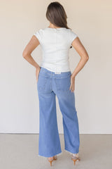 Lyra Wide Leg Crop Jean