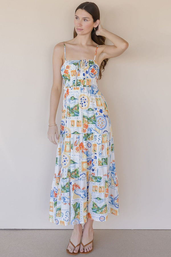 Amalfi Kiss Cutout Maxi Dress