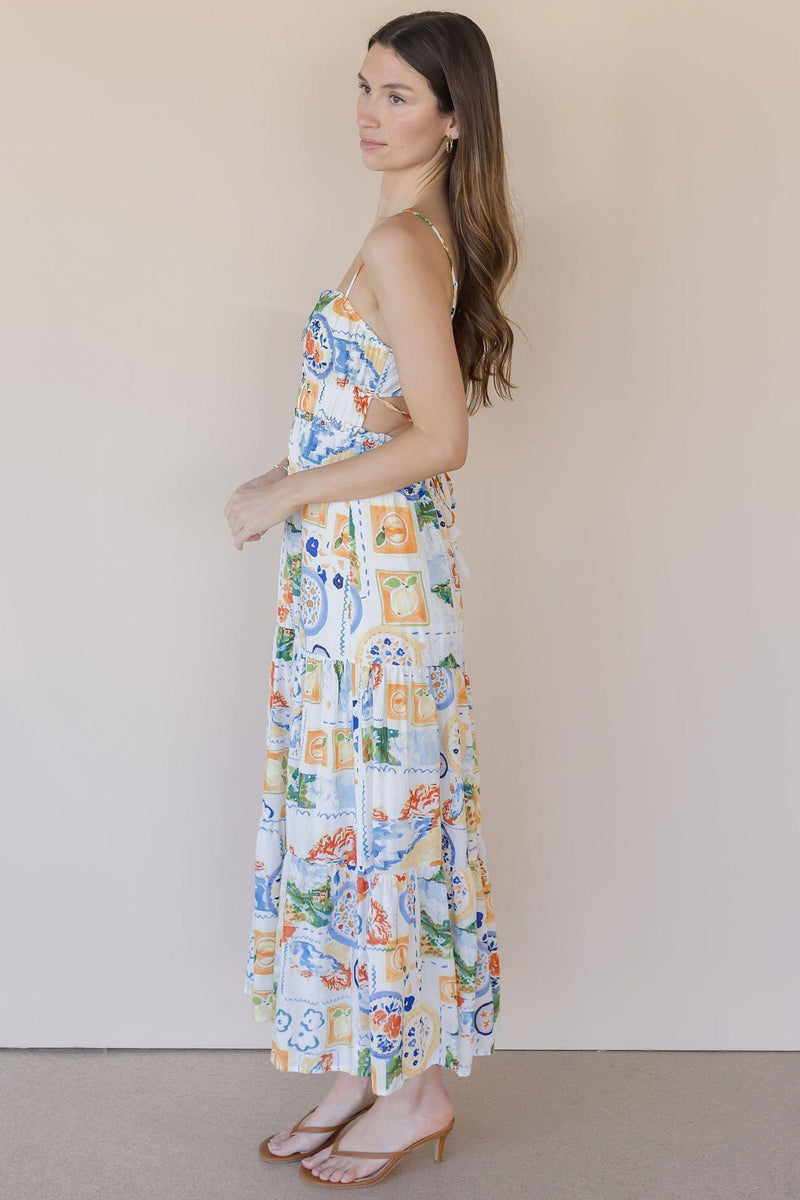 Amalfi Kiss Cutout Maxi Dress