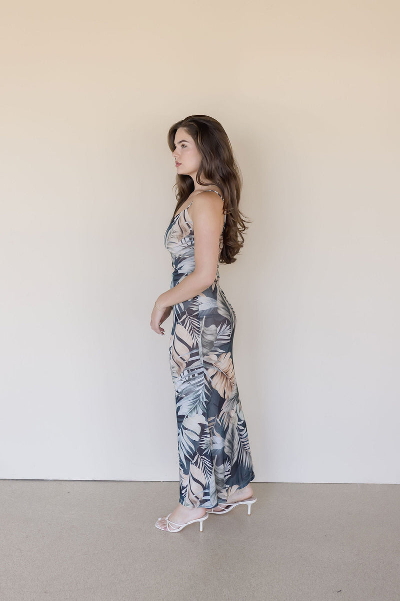 Luciana Mesh Maxi Dress