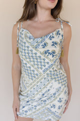 Wisteria Tie Strap Mini Dress