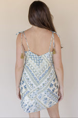 Wisteria Tie Strap Mini Dress
