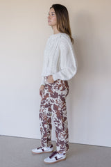 Risk Taker Mid-Rise Printed Jeans