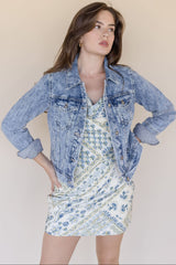 Wisteria Tie Strap Mini Dress