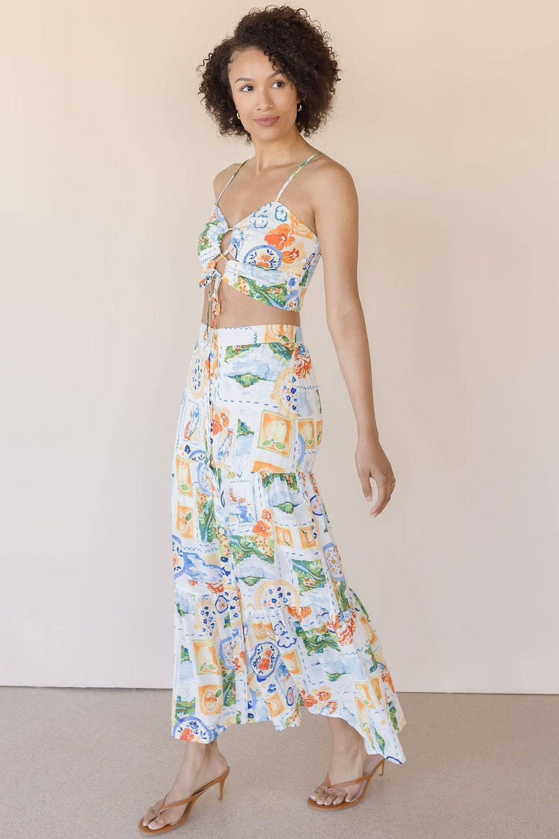 Amalfi Kiss Maxi Skirt