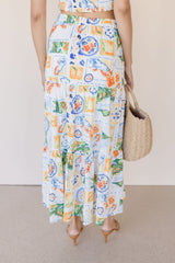 Amalfi Kiss Maxi Skirt