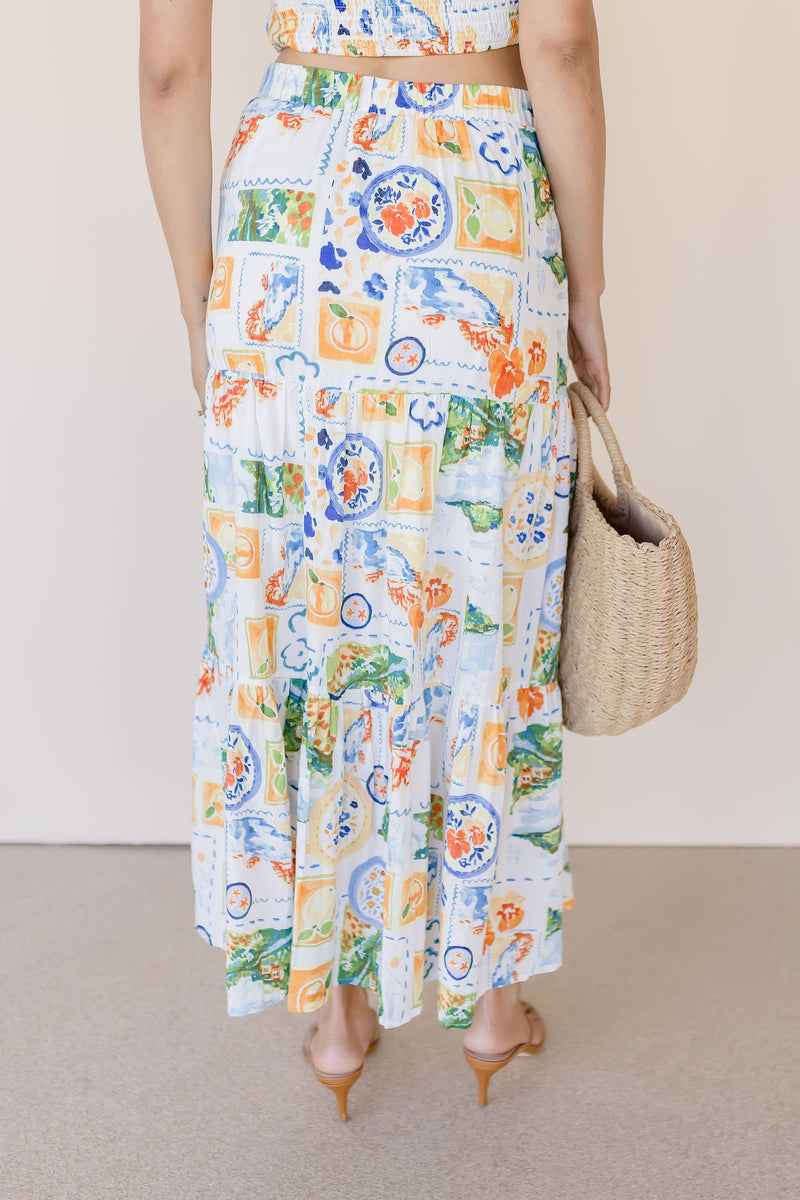 Amalfi Kiss Maxi Skirt