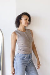 The Classic Button Front Vest