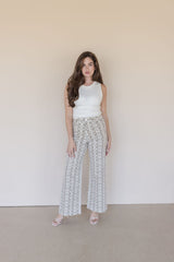 Sylvie Snake Print Pant