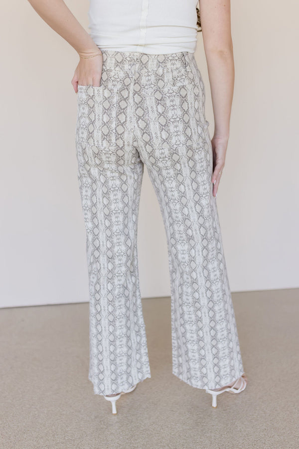 Sylvie Snake Print Pant