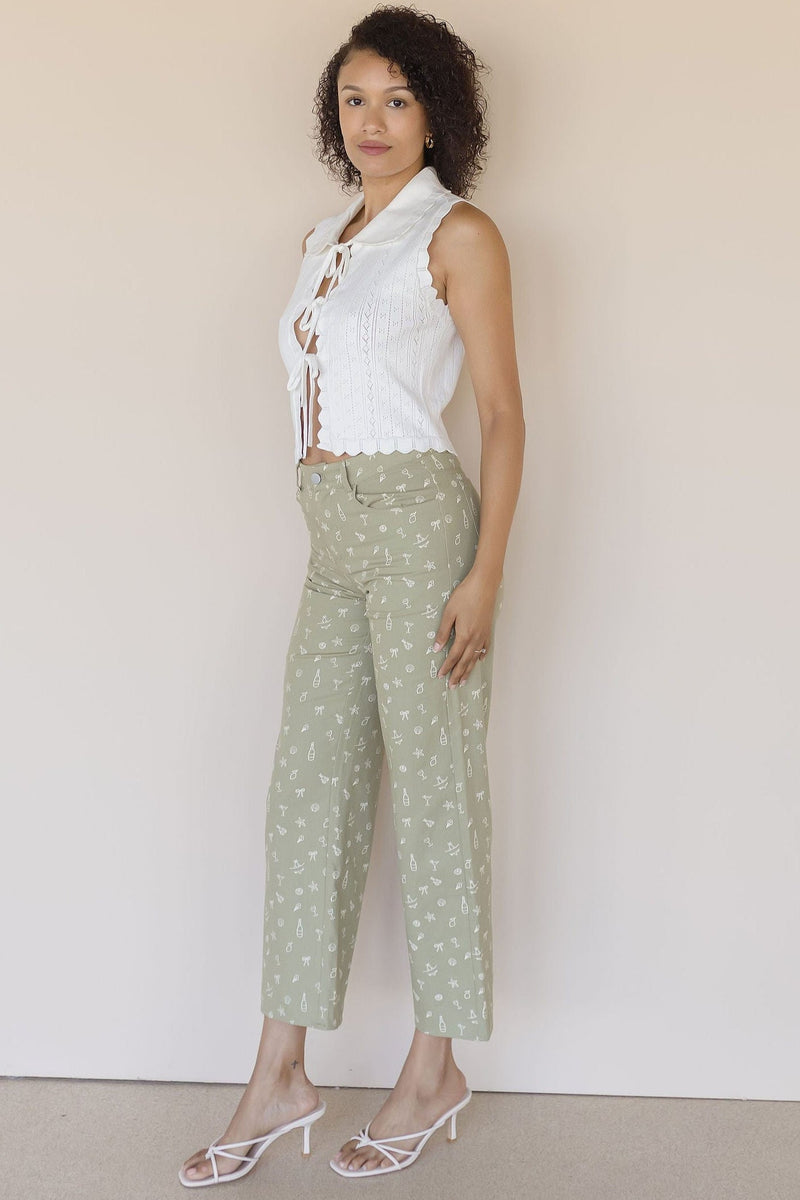 Esther Knit Tie Front Vest