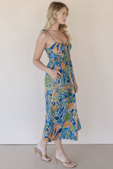 Tropical Muse Midi Dress