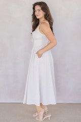 Davenport Striped Midi Dress