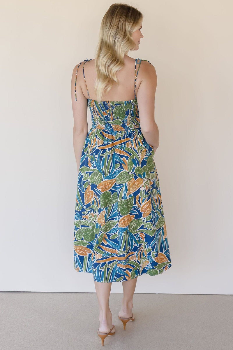 Tropical Muse Midi Dress