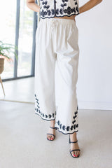 Dahlia Embroidered Pant