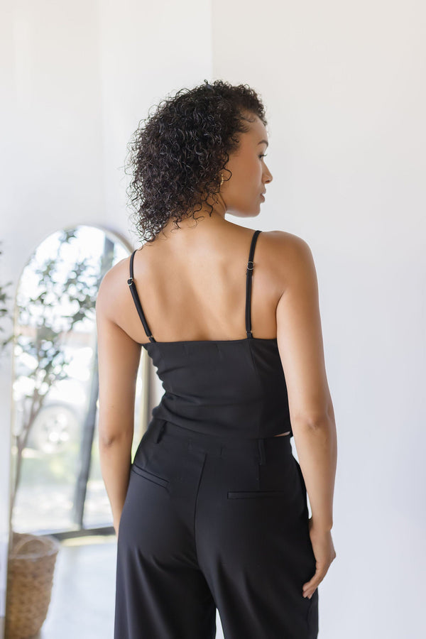 Solenne Square Neck Corset Top