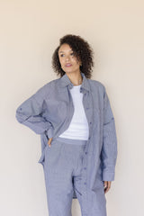 Blaine Striped Long Sleeve Button Up Shirt