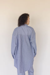 Blaine Striped Long Sleeve Button Up Shirt
