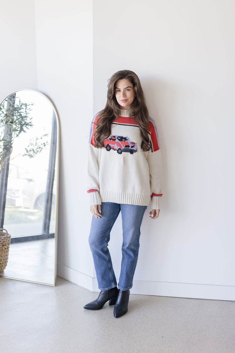 Back Seat Baby Oversized Knit Sweater