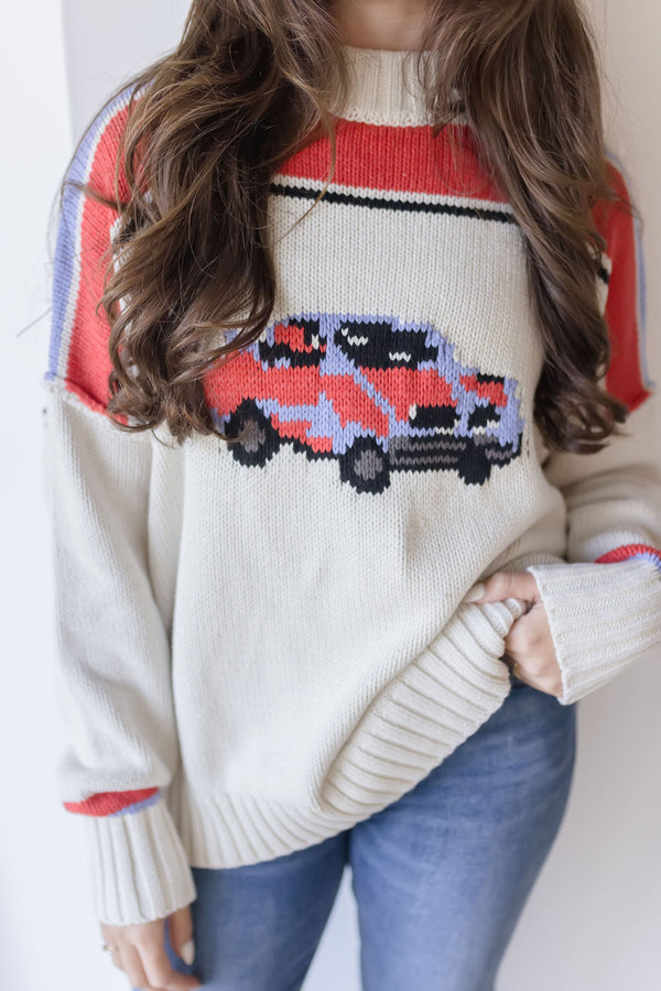 Back Seat Baby Oversized Knit Sweater