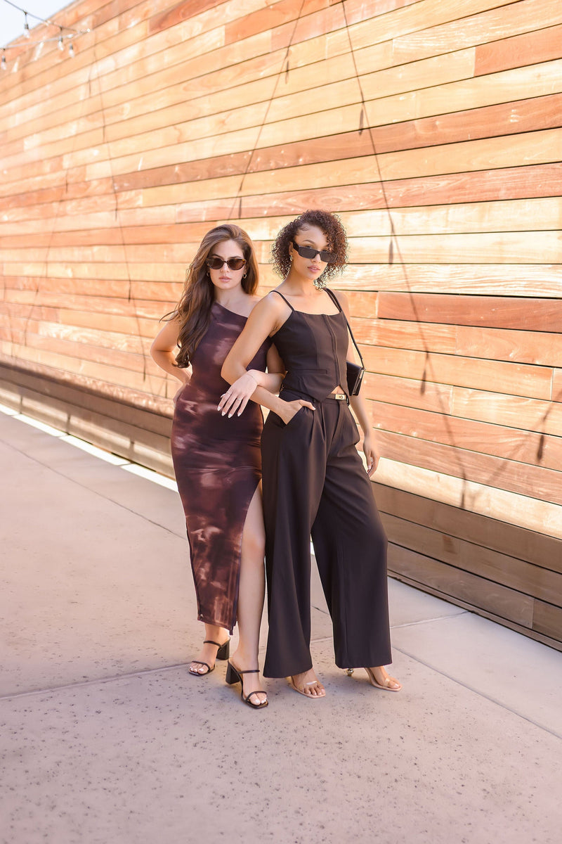 Imogen Midi Mesh Dress