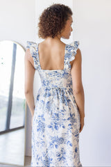 Garden Party Floral Midi Dress