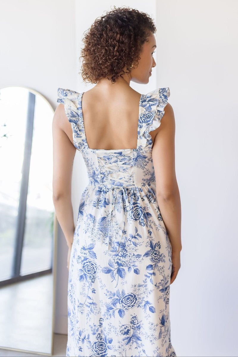 Garden Party Floral Midi Dress