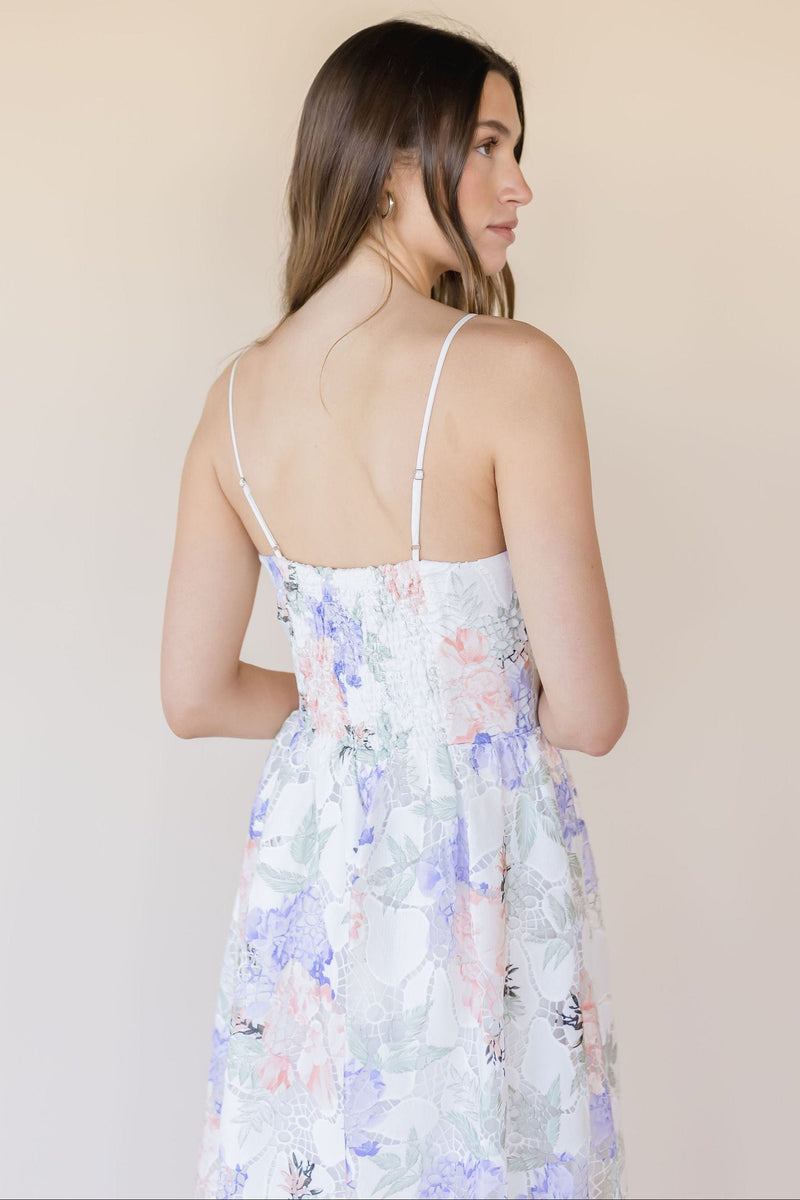 Edda Lace Midi Dress