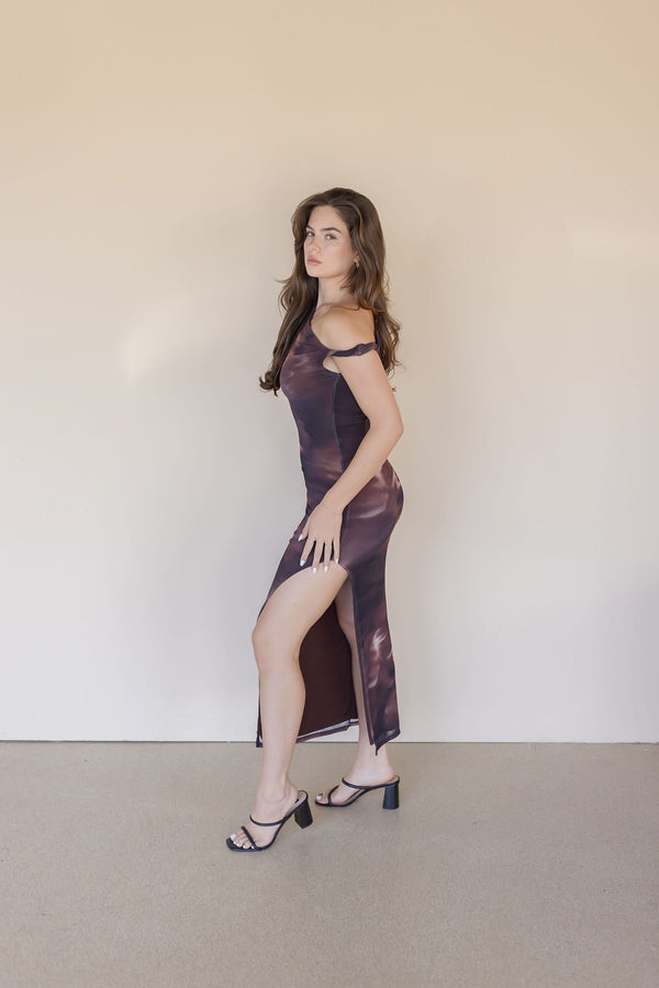 Imogen Midi Mesh Dress