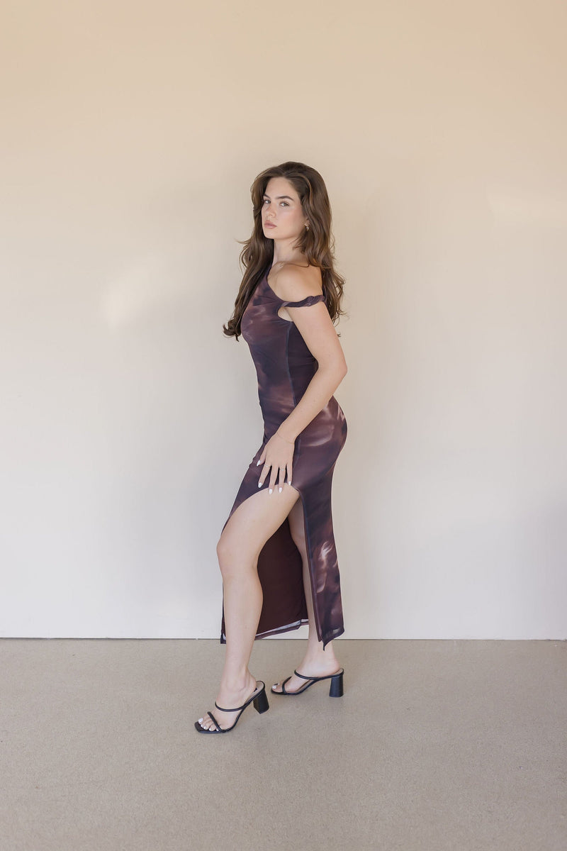 Imogen Midi Mesh Dress
